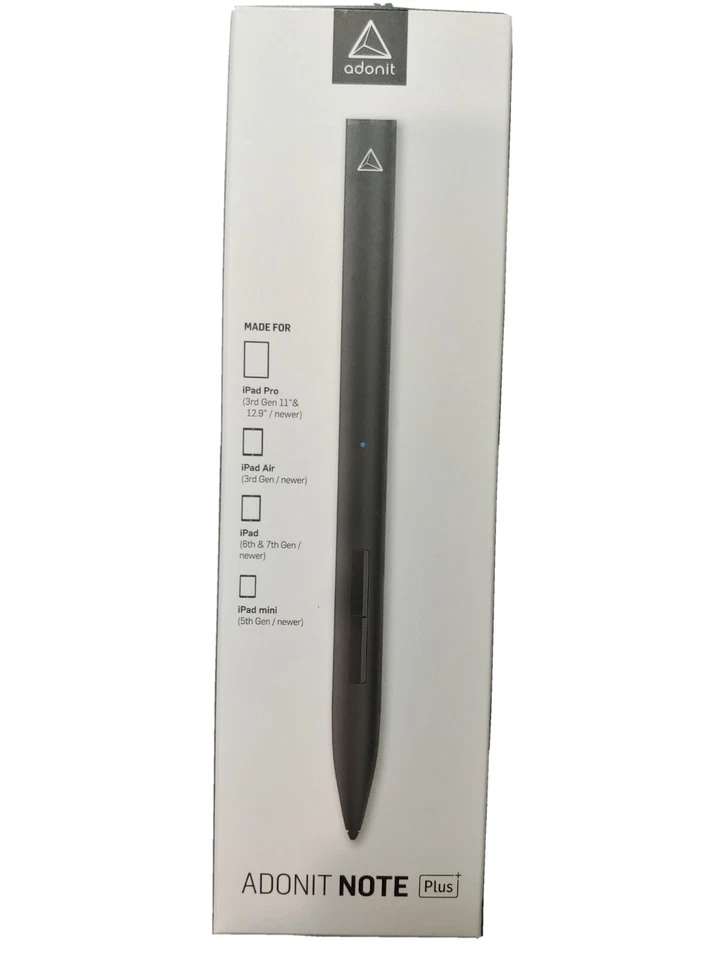 Adonit Note+ Plus Stylus Pencil with Native Palm Rejection, Pressure Sensitivity - Image 1 of 3