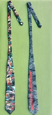 Par de corbatas Harley-Davidson Ralph Marlin para hombre corbata de seda y poliéster Foto 1 de 4