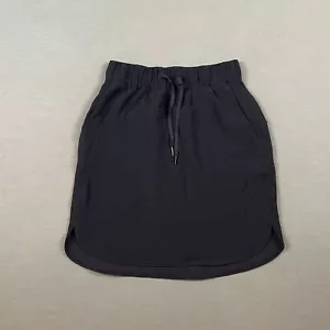 Lululemon On The Fly Rock elastische Taille zum Binden Größe 6 schwarz Taschen Athleisure gebraucht, in einwandfreiem Zustand - Bild 1 von 11