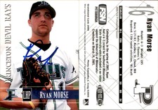 Ryan Morse Signed 2005 Grandstand Princeton Devil Rays #NNO Card Auto