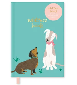 Libro de direcciones y cumpleaños diseño de perro índice A-Z respaldo duro con páginas de notas - Imagen 1 de 2