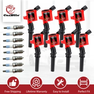 8 PCS Ignition Coil+Spark Plug For Lincoln Town Car Grand Marquis 4.6L 1998-2011 - Picture 1 of 13