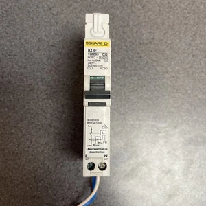 SQUARE D 20 AMP Type C 10kA 30mA RCBO TYPE AC KQE 120C03 C20 20A MCB RCD KQ - Picture 1 of 5