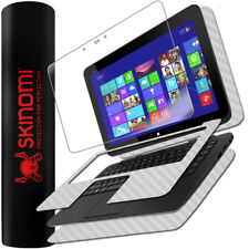 Skinomi Carbon Fiber Silver+Screen Protector for HP Split 13.3 X2 +Keyboard
