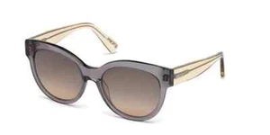 Just Cavalli JC760S 20B Crystal Gray Cat Eye Plastic Sunglasses Frame 56-18-140 - Picture 1 of 1