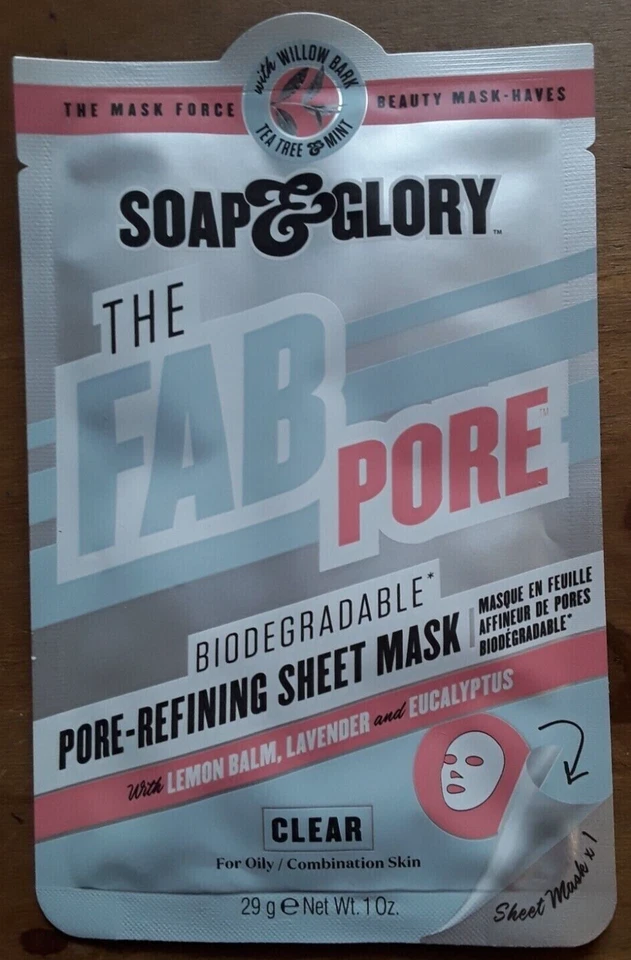 Soap & Glory The Fab Pore Biodegradable Pore-Refining Sheet Mask - image 1 of 1