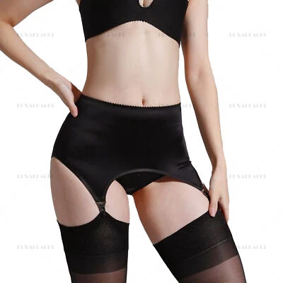 Luxallacki Strumpfhalter zum Überziehen, 4 Riemen, Strumpfgürtel, Unterwäsche - Bild 1 von 4