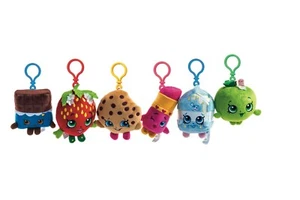 SHOPKINS PLUSH SOFT TOY BAG CLIPS/KEYRING 8CM 6109 - Picture 1 of 1