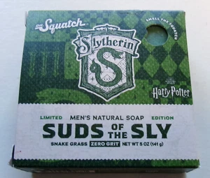 NEW IN BOX HARRY POTTER SOAP DR. SQUATCH SLYTHERIN SUDS OF THE SLY SNAKE GRASS - Picture 1 of 4