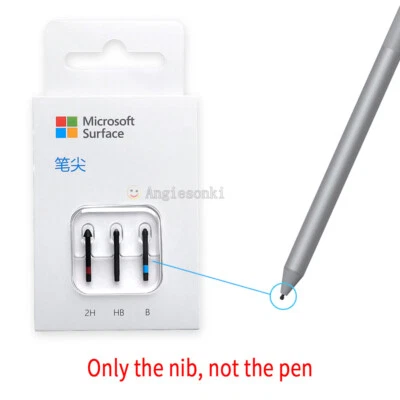 100% Genuine Microsoft Pen Tip Kit (2H, HB, B) for Surface Pro 4 5 Pen Stylus - Image 1 of 4