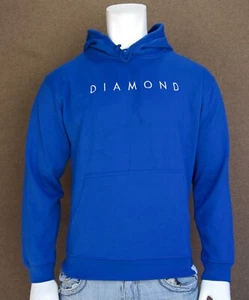 Neue Diamond Supply Co. Script Royal Embroidery Pullover MEDIUM Hoodie RMHD-53 - Bild 1 von 4