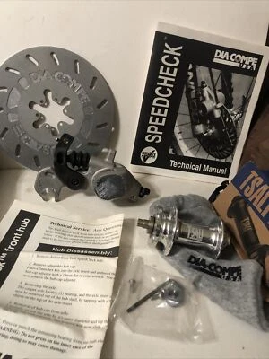94 Dia Compe U.S.A Speed Check Disc Brake with TSALI Front Hub 32h NO BRACKET - Image 1 of 4