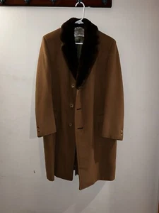 Hart Schaffner & Marx Cashmere Coat Mens (No Size Tag, See Pics) - Picture 1 of 5