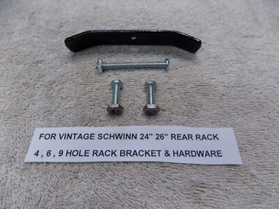 SCHWINN REAR RACK 4   6   9  HOLE BRACKET  PHANTOM PANTHER B6 AUTO CYCLE # 89 - Image 1 of 3