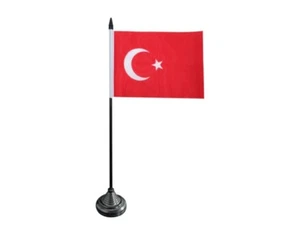 Tischflagge Türkei türkische Tischfahne 10x15cm - Picture 1 of 1