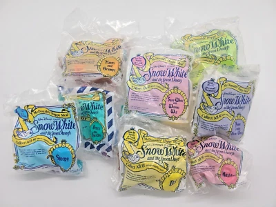 1992 McDonald's Happy Meal Toys | Complete Snow White and the Seven Dwarfs Set - Image 1 of 2