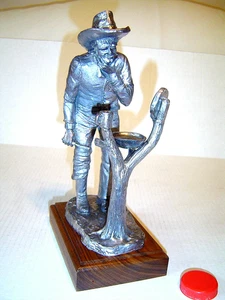 RICKER PEWTER Rasier Cowboy JOHNNY LEE 10" groß NEUWERTIG in BOX NIE AUSGESTELLT - Bild 1 von 9