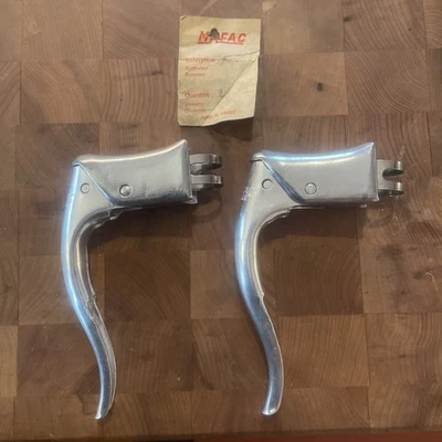 Palancas de freno MAFAC vintage nuevas-antiguas • Francia.     (NJ) Foto 1 de 4