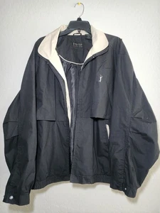 Vintage PGA Tour Signature Vented Windbreaker Jacket Men's XL Broken Zipper - Picture 1 of 13