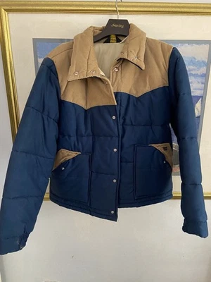 Chaqueta Maverick De Colección Para Hombre L Azul Marino/Pana Camionero Años 70 Foto 1 de 4