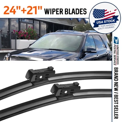 Juego de limpiaparabrisas delantero de 24"+21" OEM para Saturn Aura 2008-2009 Foto 1 de 4