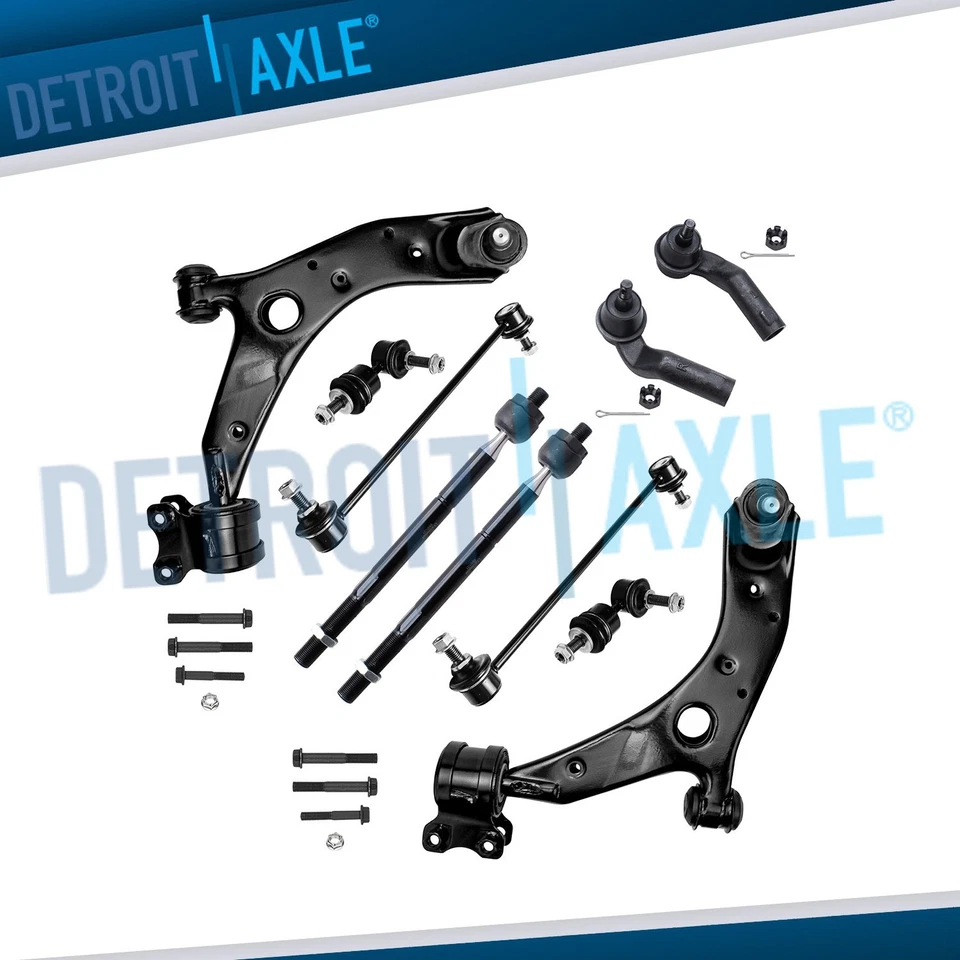 Barra estabilizadora brazo de control inferior delantero de 10 piezas para Mazda 3 5 2004-2009 sin turbo Foto 1 de 4