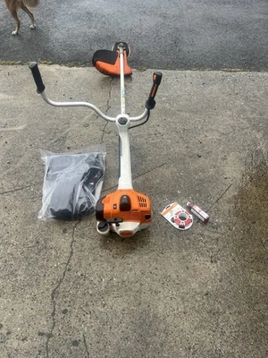Stihl FS 360 CEM strimmer brushcutter clearing saw cord harness approx 2020 x - Image 1 of 4