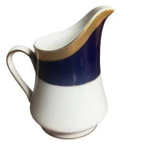 Ivory China Mikasa L2821 Imperial Blue Japan Creamer - Picture 1 of 9