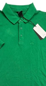 Polo Armani Exchange cotone colletto elasticizzato piqué logo A|X nuova con etichetta tg XL - Foto 1 di 6