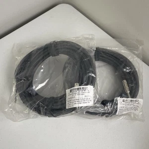 2 GLS Audio 50ft 1/4” to 1/4” Instrument Cable Speaker 2 Conductor 16 AWG Black - Picture 1 of 3