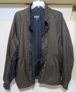 DRYJOYS By FOOTJOY Men's Golf Rain Checkered Jacket Coat Size Large Free Ship! - Picture 1 of 11
