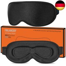 Augenmaske Schlafmaske Seitenschläfer, 3D Schlafbrille Augenklappe für Herren F