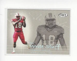 2006 SAGE HIT Write Stuff #4 Vernon Davis Rookie Maryland Redskins 49ers - Picture 1 of 1