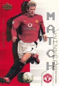 2003 Upper Deck Manchester United Trading Card Match Winners MW7 David Beckham