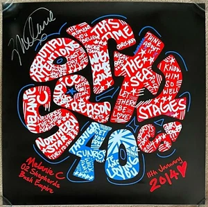 MELANIE C * OFFIZIELLES SIGNIERTES POSTER SPORTY'S 40 * MEGA SELTEN! * GEWÜRZMÄDCHEN - Bild 1 von 3