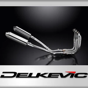 Suzuki Hayabusa GSX1300R 08-20 Full Exhaust 4-2 13" Tri-Oval Stainless Mufflers - Bild 1 von 5