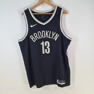 Brooklyn Nets NBA Nike swingman jersey 52 aus XL black #13 Harden 112815 - Picture 1 of 14