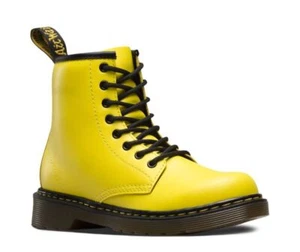 Dr. Martens Kids 8 Loch Delaney Wild Yellow Softy T - Picture 1 of 12