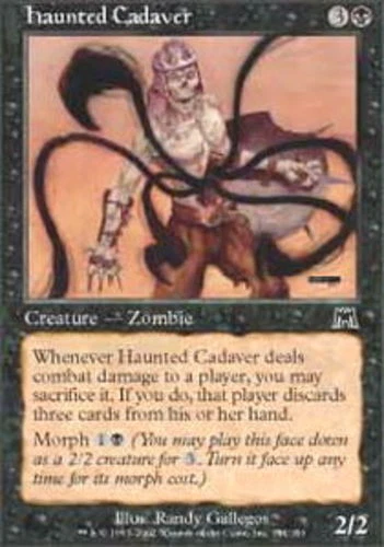 Haunted Cadaver - Foil ~ Heavily Played Onslaught MTG Magic UltimateMTG Black Ca - Image 1 of 1