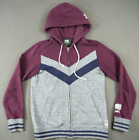 Roots Canada Hoodie Sweatshirt Mens Extra Small Maroon Gray Pullover Hooded