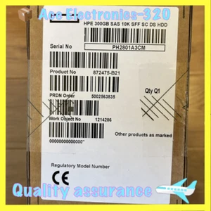 HPE 872735-001 872475-B21 300GB 12G SAS 10K SFF 2.5" DC SC HDD Hard Drives - Picture 1 of 6