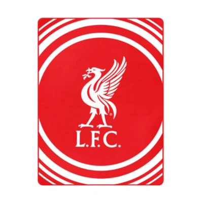 Liverpool FC "Pulse" Design Fleece Blanket 50 inches x 60 inches Official - Image 1 of 4