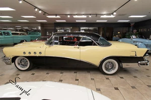1955 Buick Roadmaster Riviera, 17"x11" Poster, Garage, Shop, Classic - Picture 1 of 1