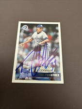 1996 Topps Baseball Card Tim Crabtree Toronto Blue Jays #351 Signed Autograph