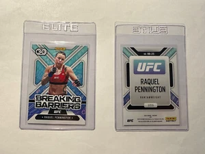 Panini Instant UFC 2023 "Breaking Barriers" #BB-25 RAQUEL PENNINGTON 1/215 Hecho - Imagen 1 de 3