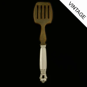 Georg Jensen Silver Herring Server w/ Horn - Acorn/ Konge - Picture 1 of 1