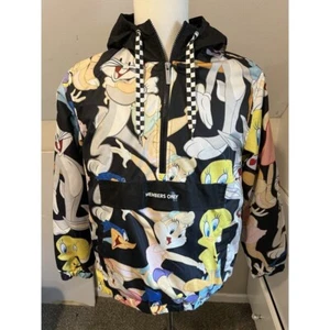 Maglione a vento con cappuccio solo membri Looney Tunes adulto piccolo - Foto 1 di 5