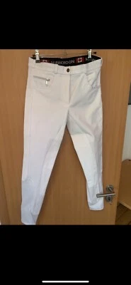 Turnier Hose Weiß Reithose Hawkmoon neu Gr.40 Strass Vollbesatz - Bild 1 von 4