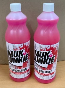 2 x 1 Liter MUK Junkie Wohnwagen Wohnmobil Camper Van Chemietoilette Schüssel Spülen - Bild 1 von 3