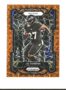 2023 Panini Prizm J.K. DOBBINS Orange Lazer Prizm - Picture 1 of 1